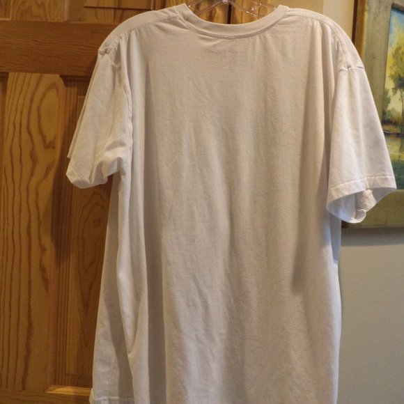 COMBAT IRON APPAREL T-SHIRT  - "TRAIN MORE BLEED LESS"-  Cotton Blend  WHITE  XL - Picture 3 of 5